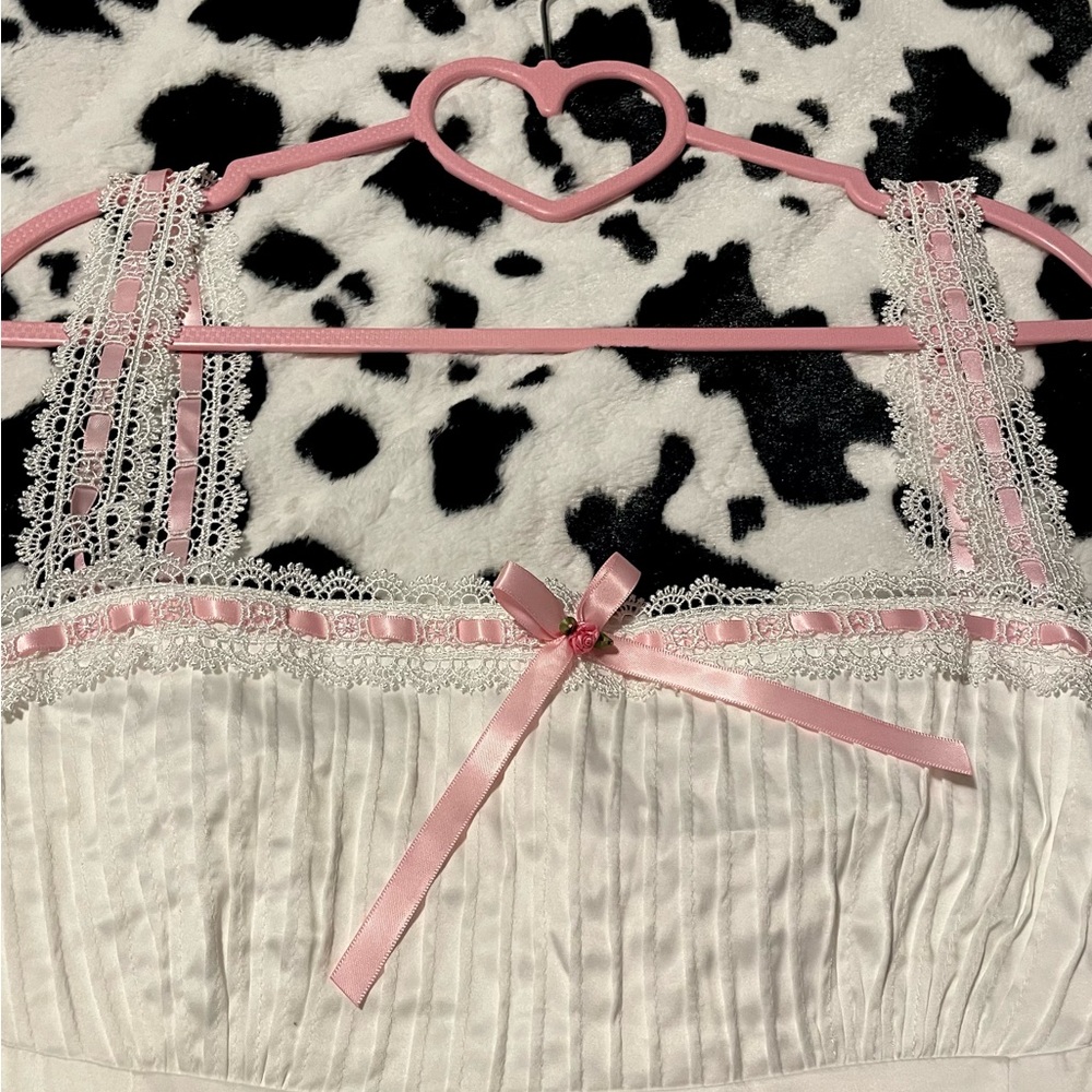 *SOLD OUT* Look Of An Angel Mini Dress - Picture 4 of 8